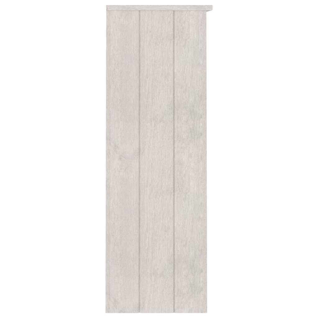 vidaXL Nadstawka HAMAR, biała, 85x35x100 cm, lite drewno sosnowe