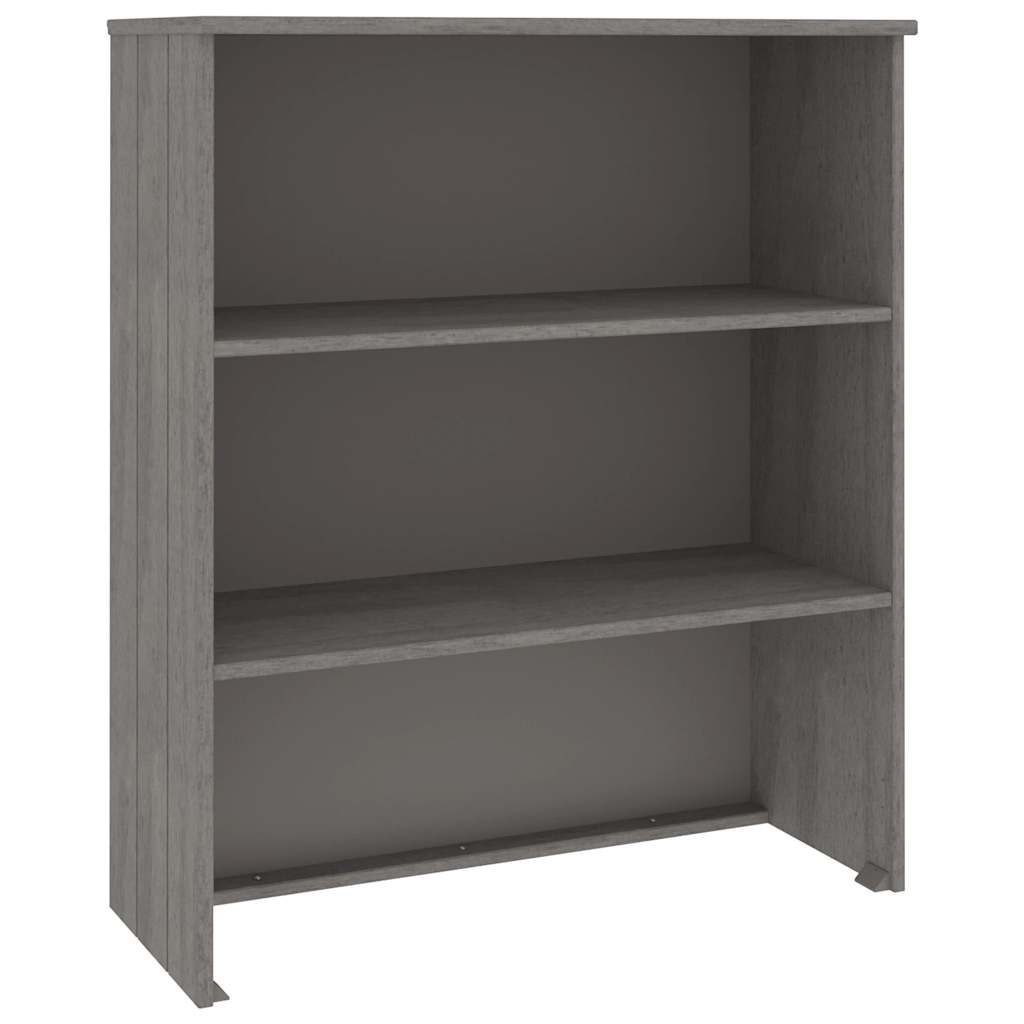 vidaXL Nadstawka HAMAR, jasnoszara, 85x35x100 cm, lite drewno sosnowe