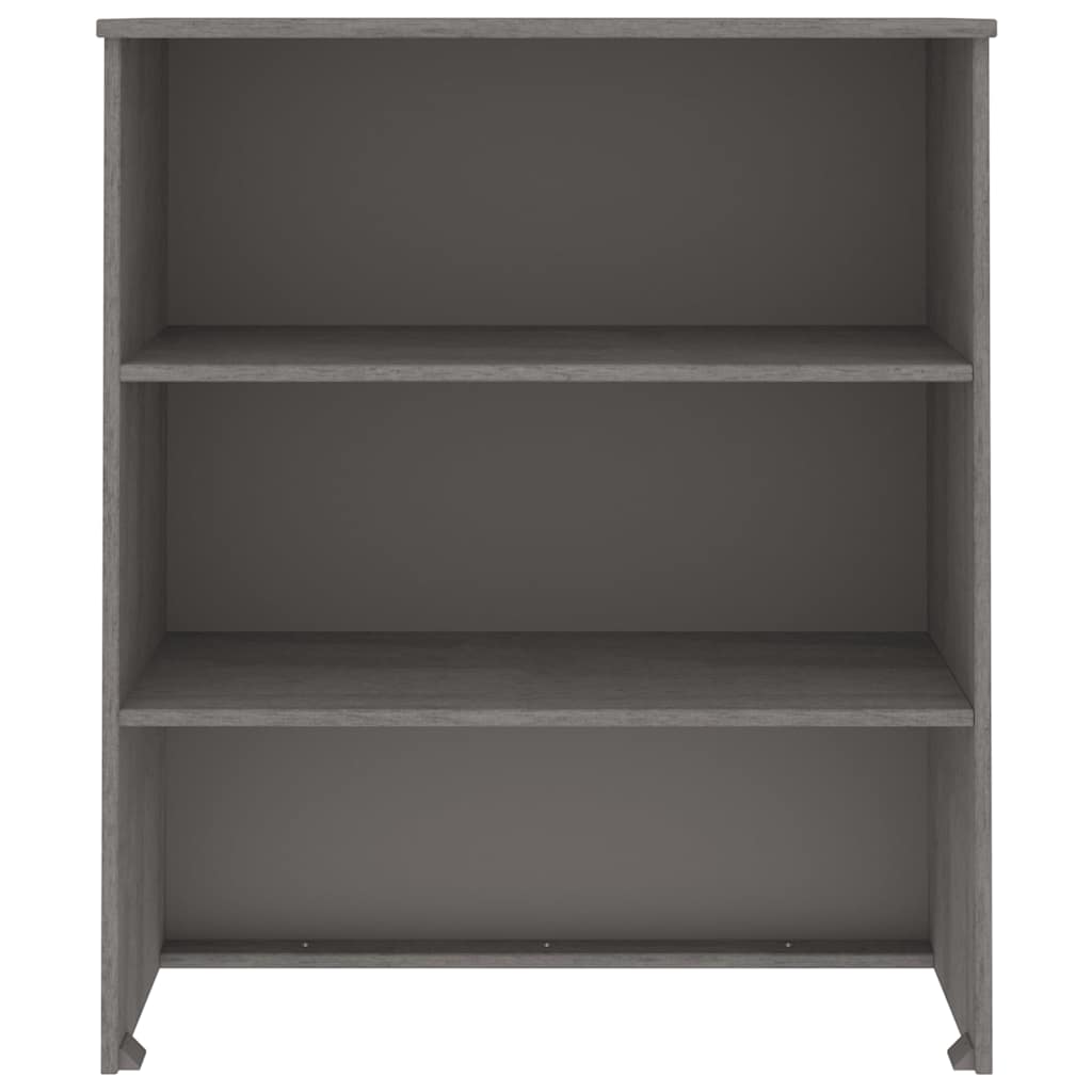 vidaXL Nadstawka HAMAR, jasnoszara, 85x35x100 cm, lite drewno sosnowe