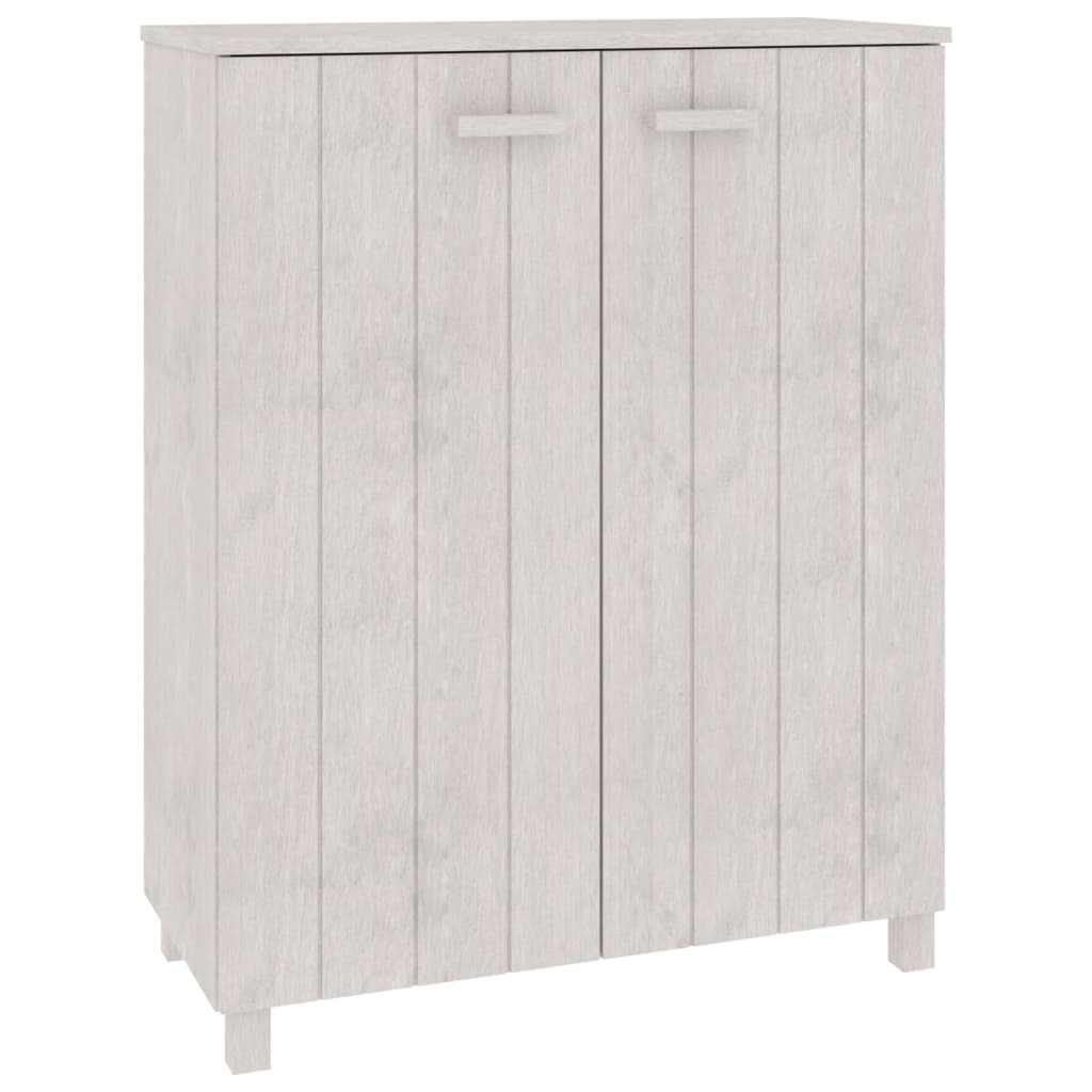 vidaXL Szafka na buty HAMAR, biała, 85x40x108 cm, lite sosna