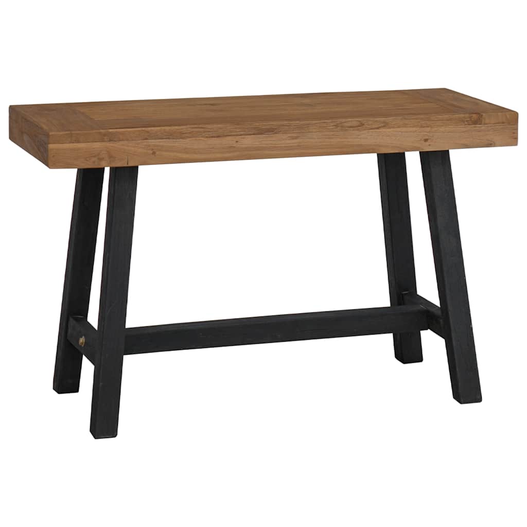 vidaXL Ławka, 80 cm, lite drewno tekowe