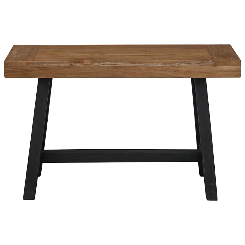 vidaXL Ławka, 80 cm, lite drewno tekowe