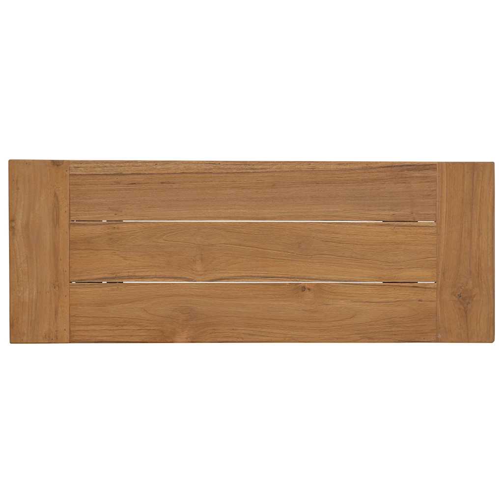 vidaXL Ławka, 80 cm, lite drewno tekowe