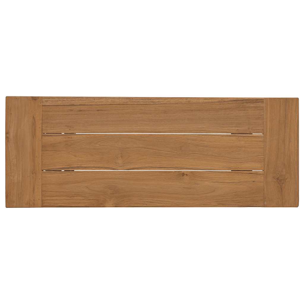 vidaXL Ławka, 110 cm, lite drewno tekowe