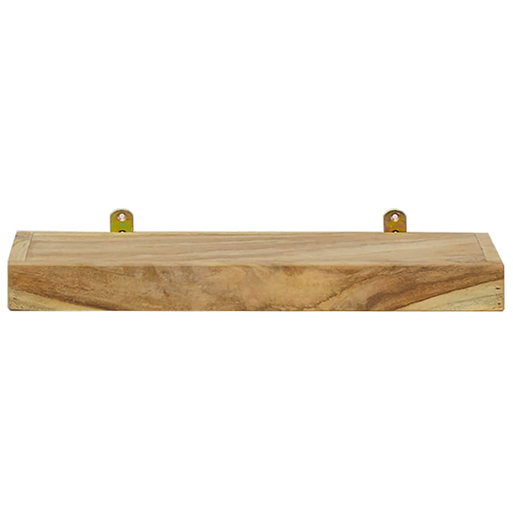 vidaXL Półki ścienne, 2 szt., 40x15x4 cm, lite drewno tekowe