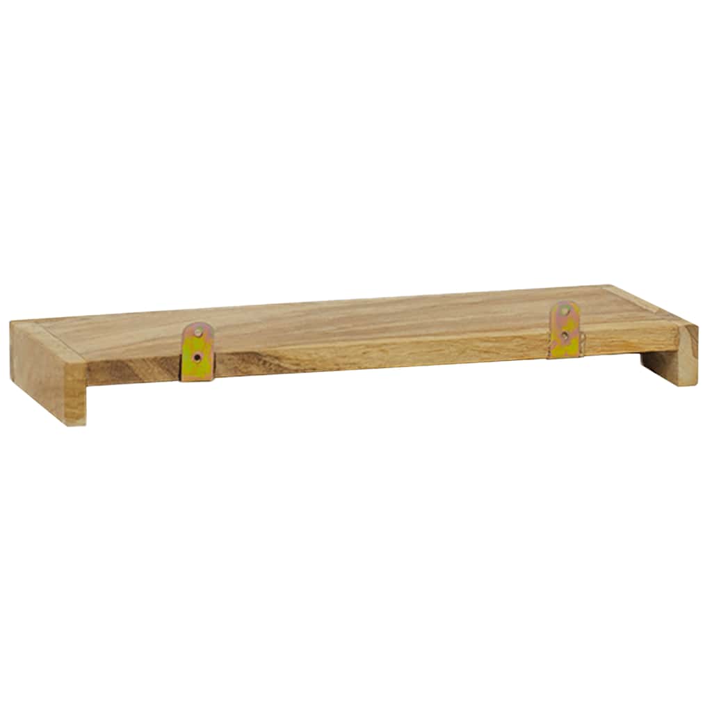 vidaXL Półki ścienne, 2 szt., 40x15x4 cm, lite drewno tekowe