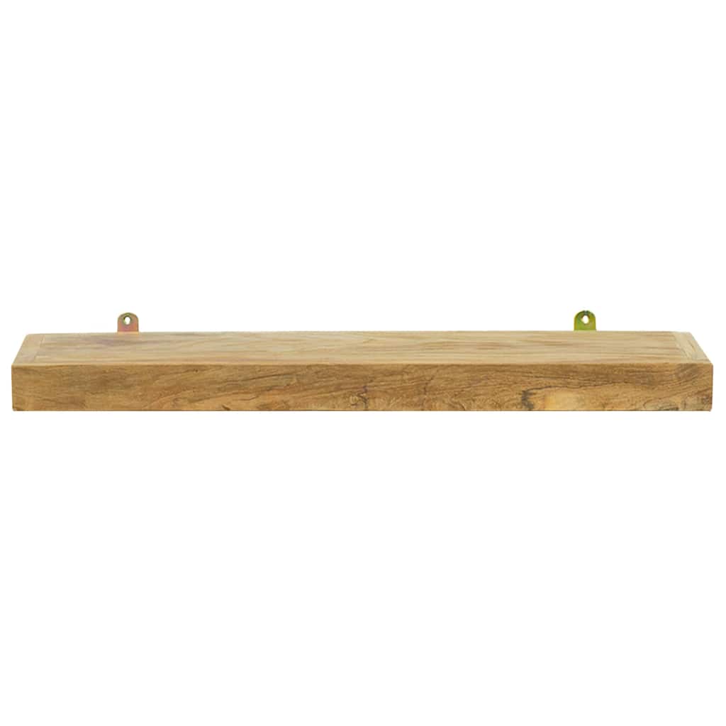 vidaXL Półki ścienne, 2 szt., 60x15x4 cm, lite drewno tekowe