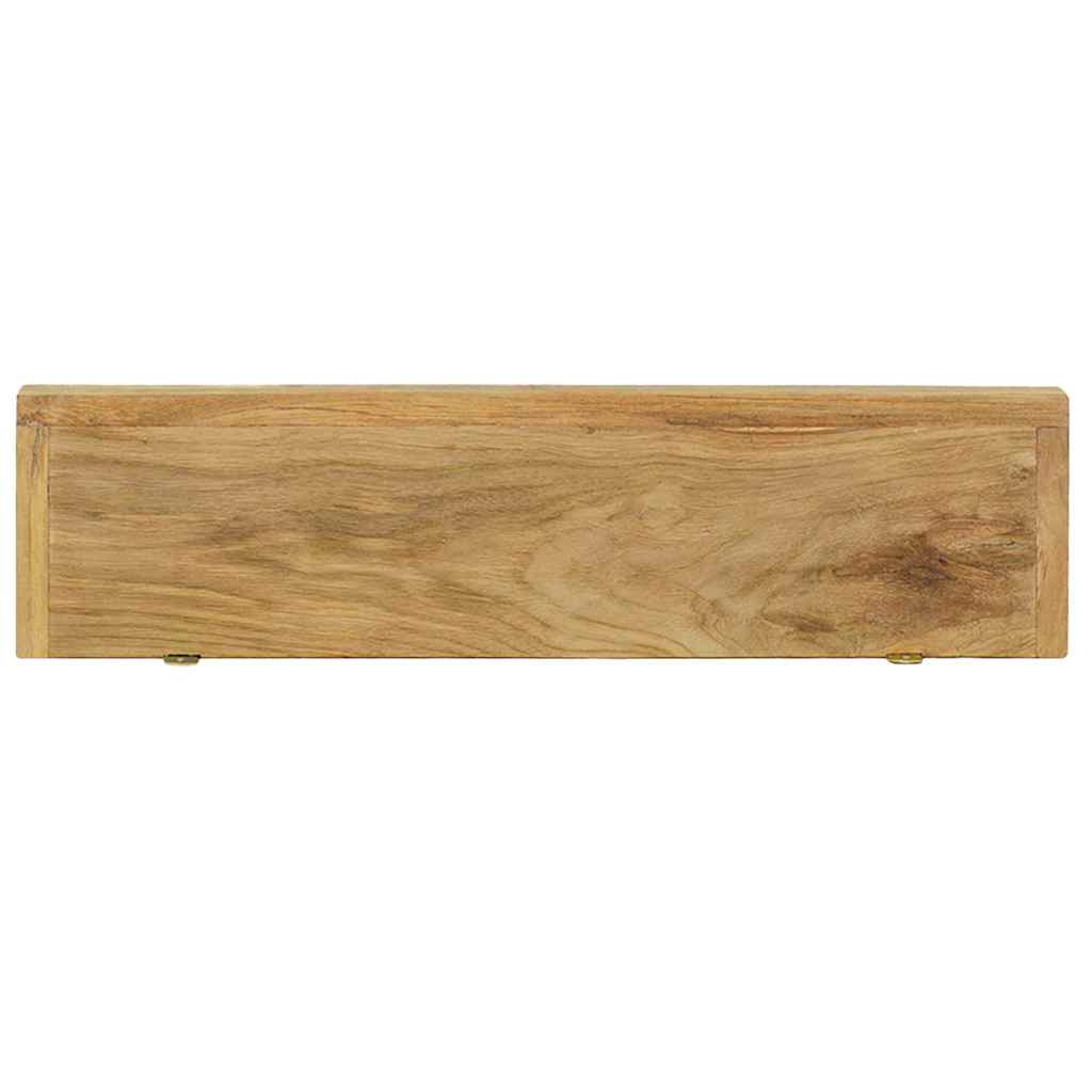 vidaXL Półki ścienne, 2 szt., 60x15x4 cm, lite drewno tekowe