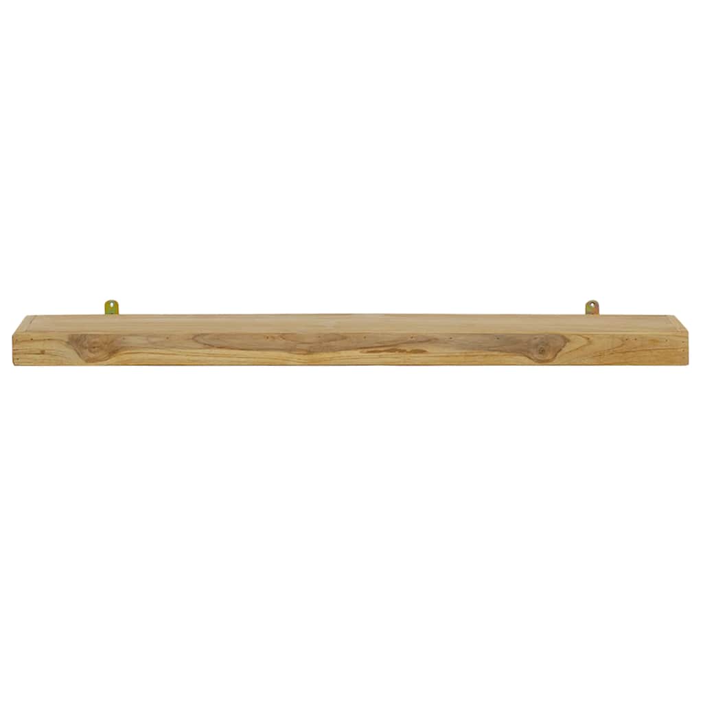 vidaXL Półki ścienne, 2 szt., 90x15x4 cm, lite drewno tekowe