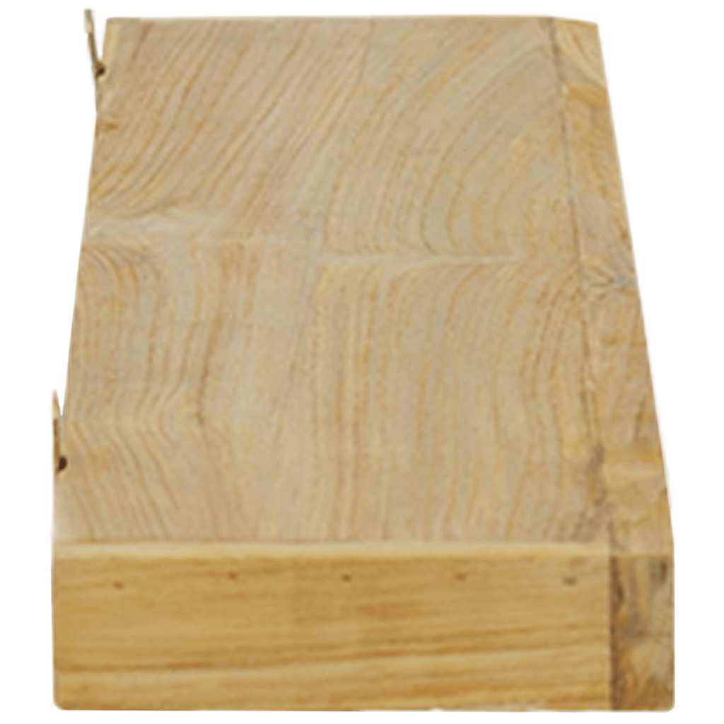 vidaXL Półki ścienne, 2 szt., 90x15x4 cm, lite drewno tekowe