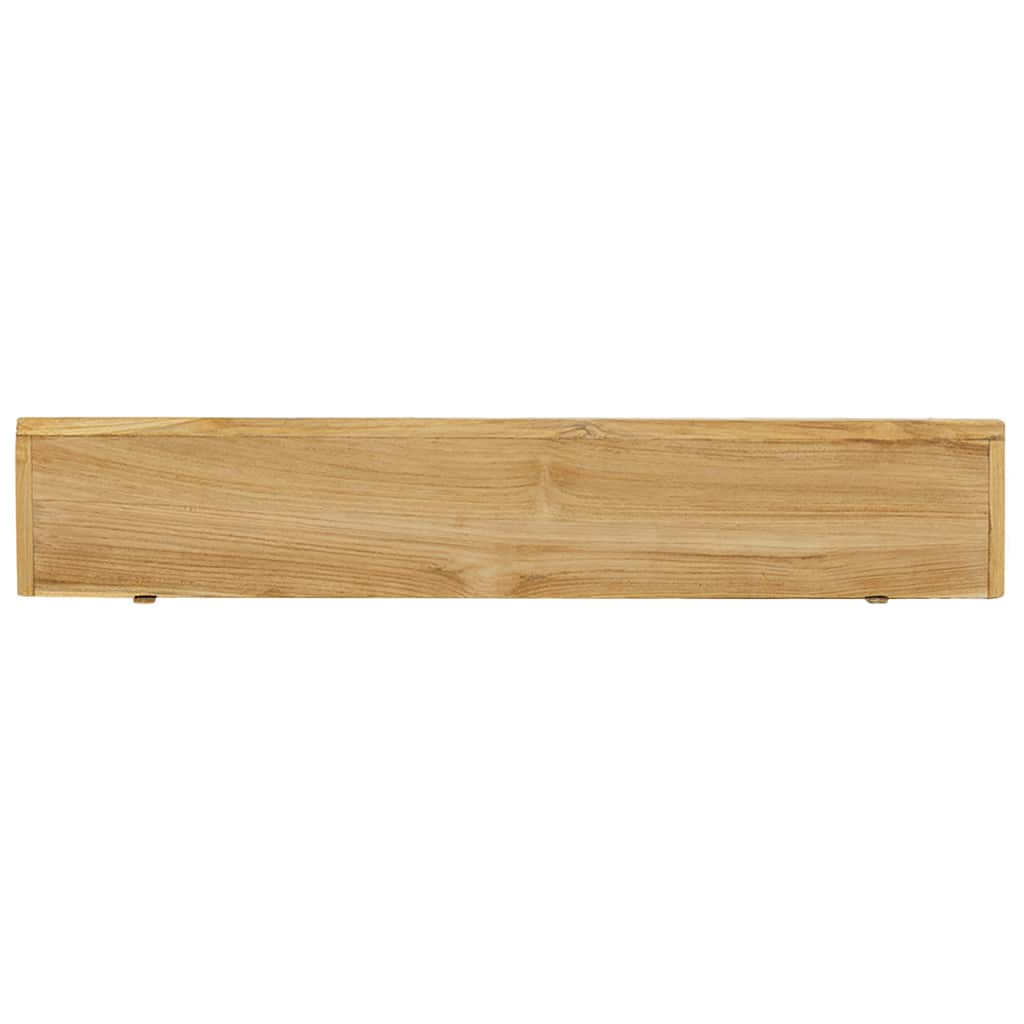 vidaXL Półki ścienne, 2 szt., 90x15x4 cm, lite drewno tekowe