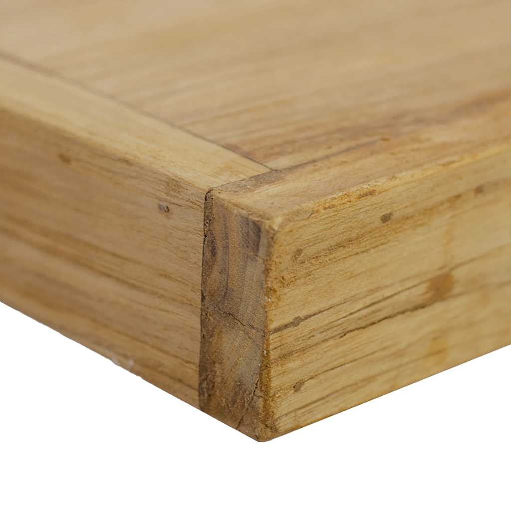 vidaXL Półki ścienne, 2 szt., 90x15x4 cm, lite drewno tekowe