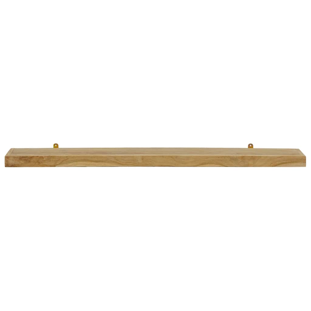 vidaXL Półki ścienne, 2 szt., 110x15x4 cm, lite drewno tekowe