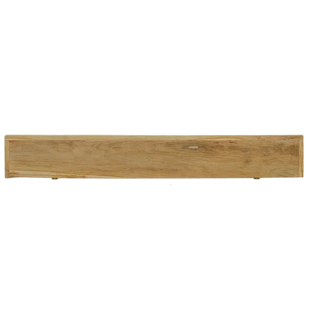 vidaXL Półki ścienne, 2 szt., 110x15x4 cm, lite drewno tekowe