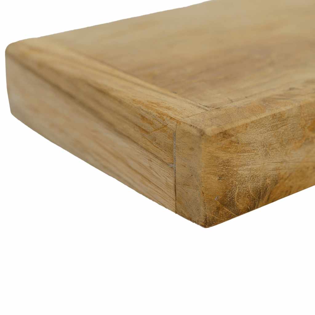 vidaXL Półki ścienne, 2 szt., 110x15x4 cm, lite drewno tekowe