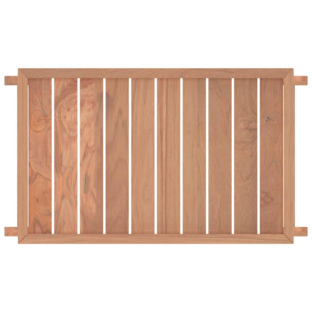 vidaXL Składana taca, 55x35x25 cm, lite drewno tekowe