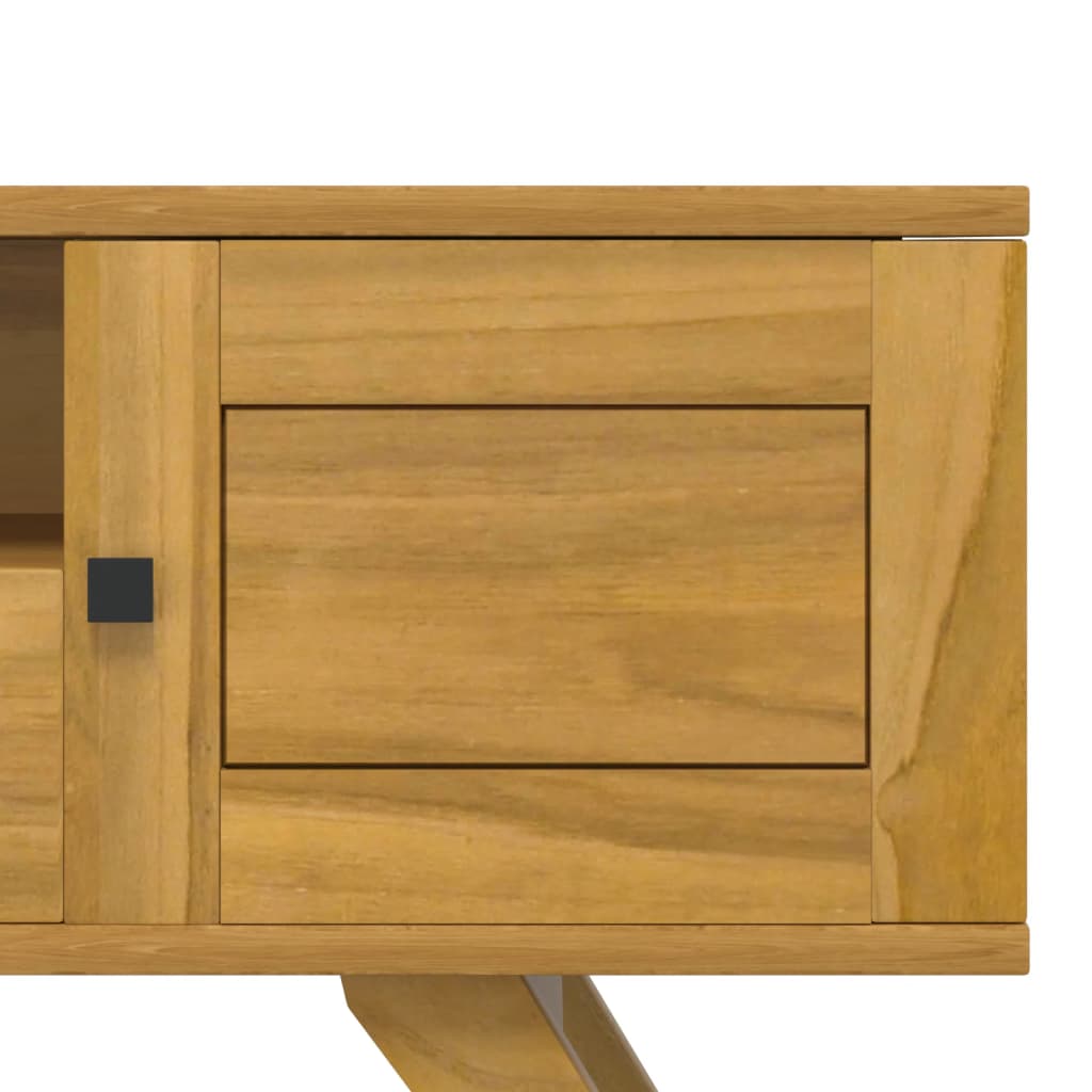 vidaXL Szafka telewizyjna, 110x30x50 cm, lite drewno tekowe