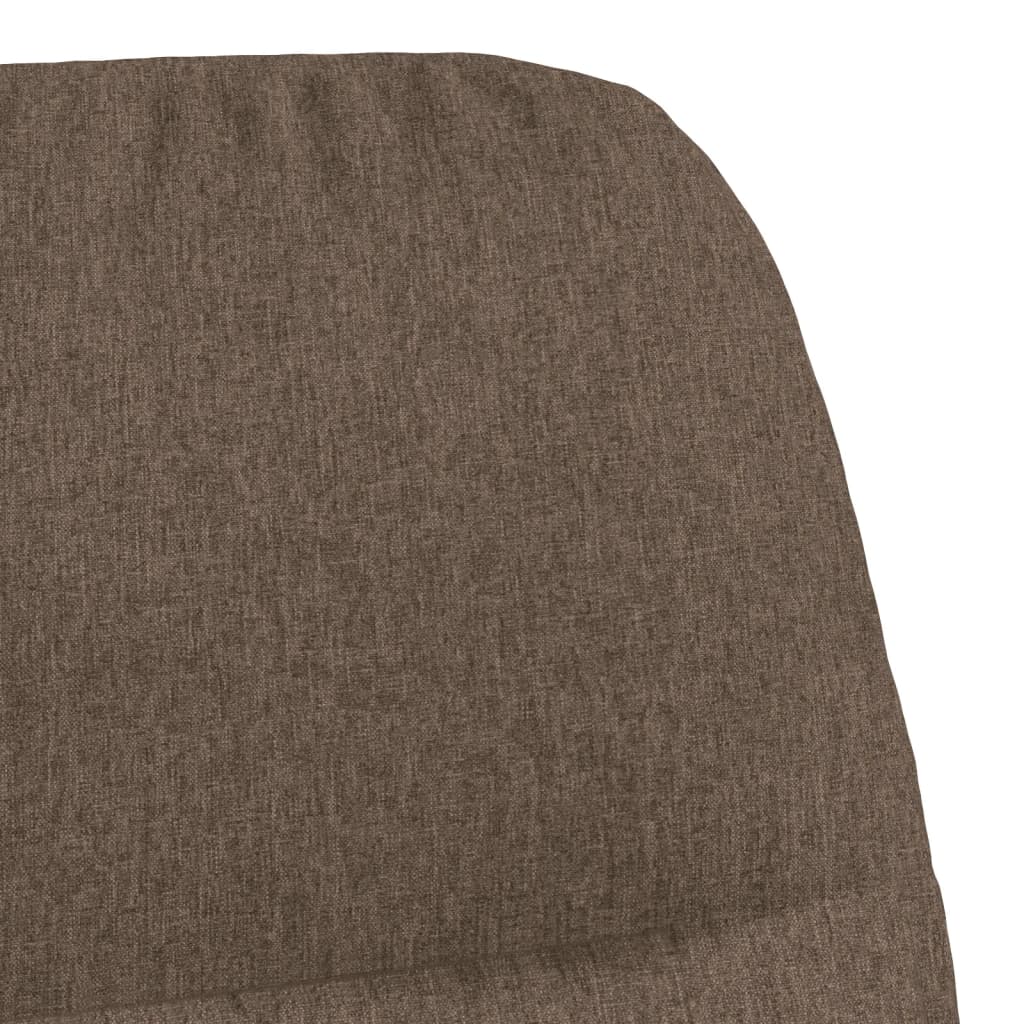 vidaXL Fotel, kolor taupe, obity tkaniną