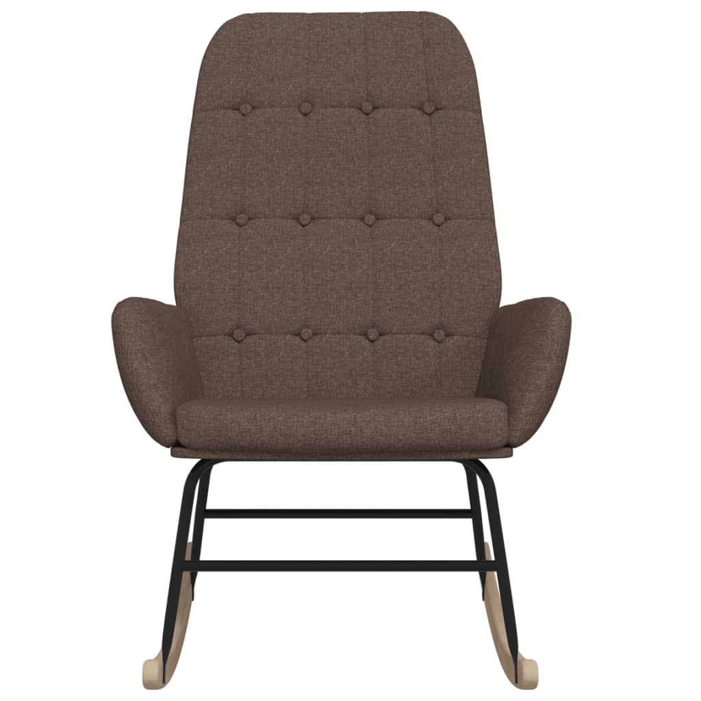 vidaXL Fotel bujany, kolor taupe, tapicerowany tkaniną