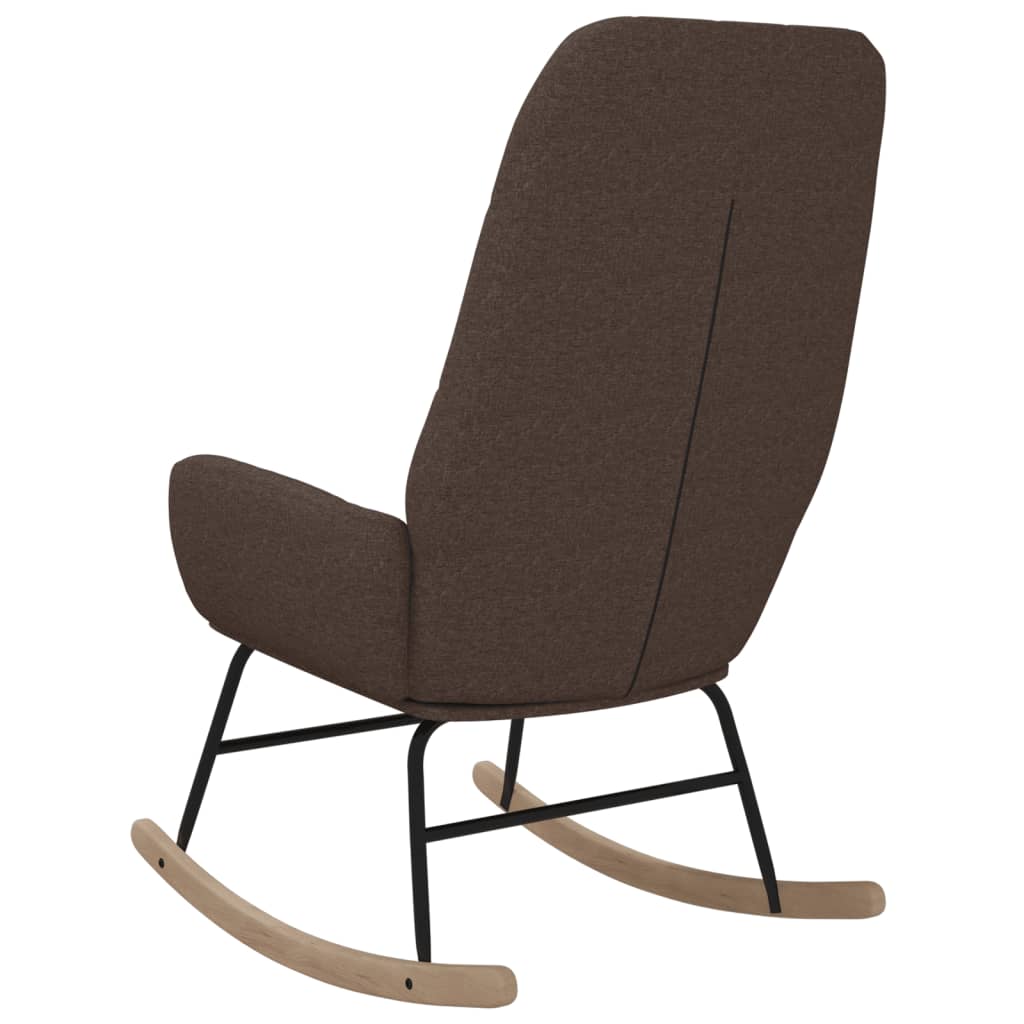 vidaXL Fotel bujany, kolor taupe, tapicerowany tkaniną