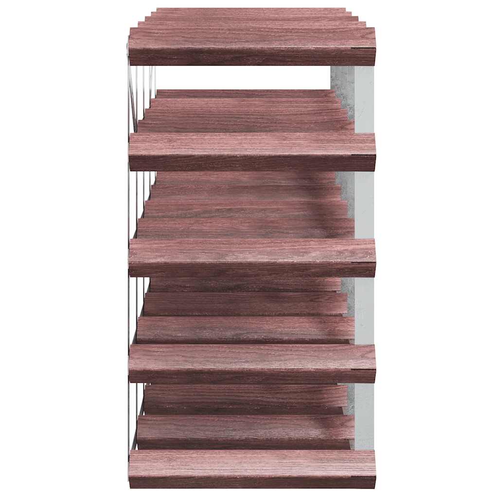 vidaXL Stojak na 20 butelek wina, brązowy, lite drewno sosnowe