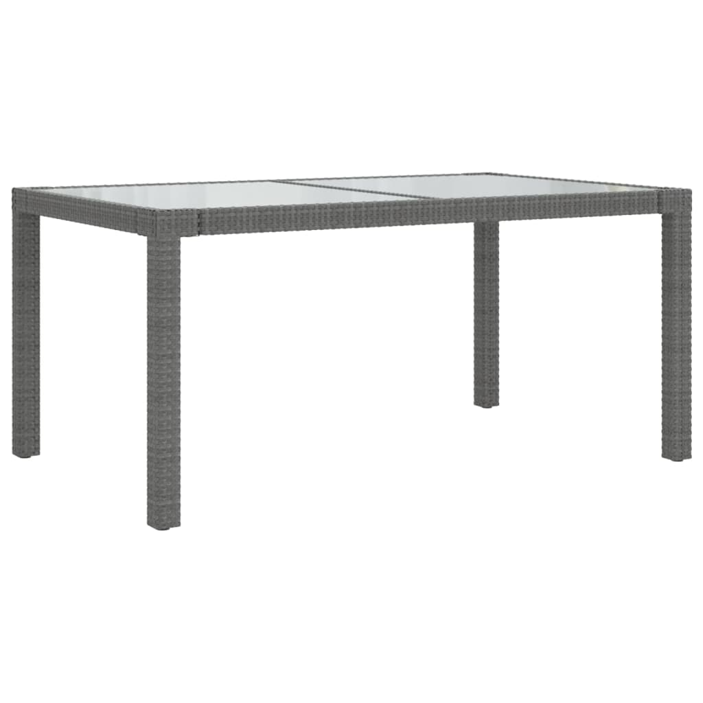 vidaXL 5-cz. zestaw mebli ogrodowych z poduszkami, rattan PE, szary