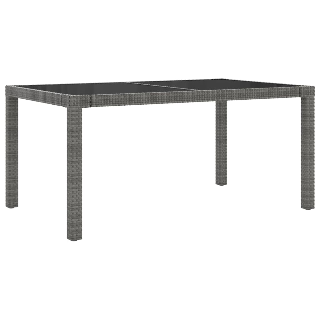 vidaXL 5-cz. zestaw mebli ogrodowych z poduszkami, rattan PE, szary