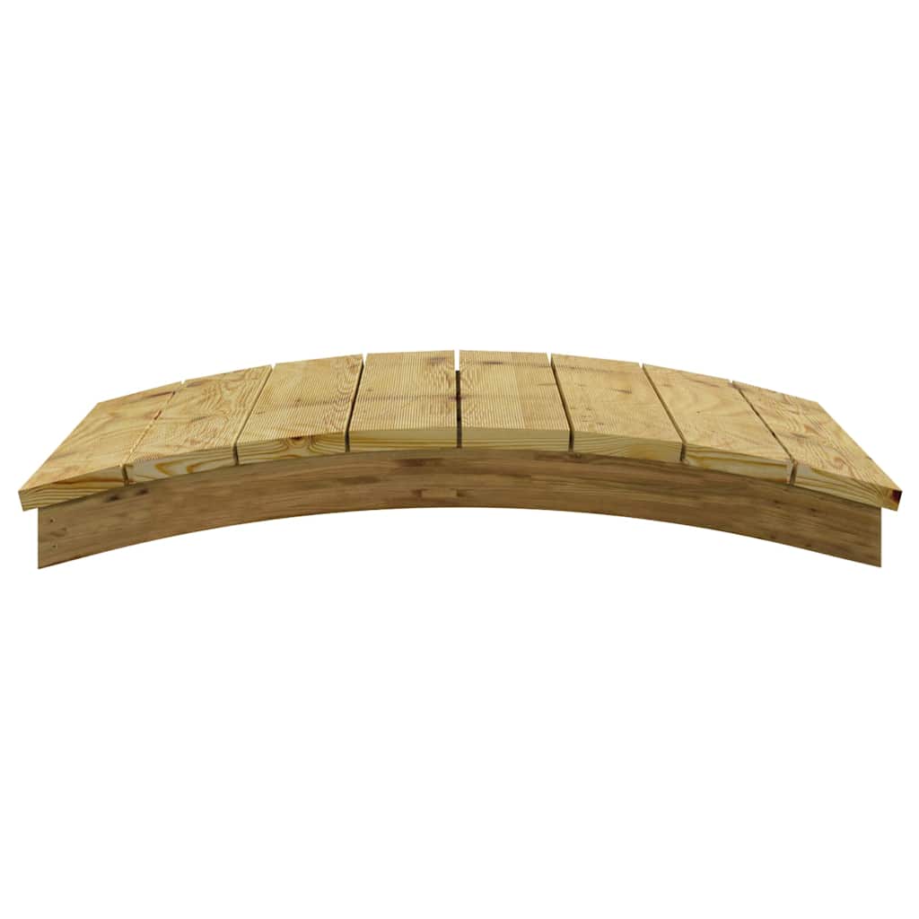 vidaXL Mostek ogrodowy, 110x74 cm, impregnowane drewno sosnowe