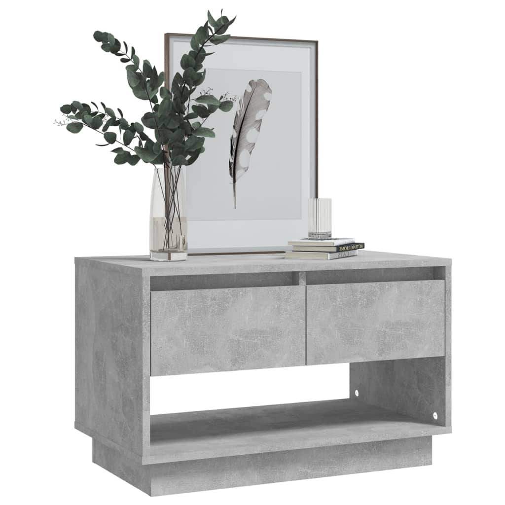 vidaXL Szafka pod TV, szarość betonu, 70x41x44 cm