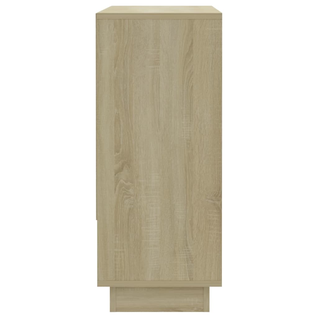 vidaXL Szafka, dąb sonoma, 97x31x75 cm, materiał drewnopochodny