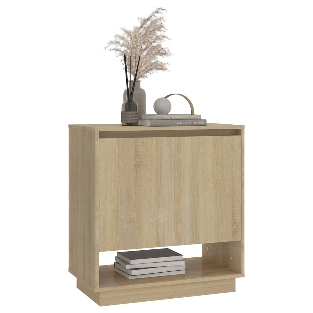 vidaXL Szafka, dąb sonoma, 70x41x75 cm, materiał drewnopochodny