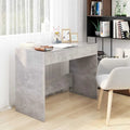 vidaXL Biurko, szarość betonu, 101x50x76,5 cm, materiał drewnopochodny