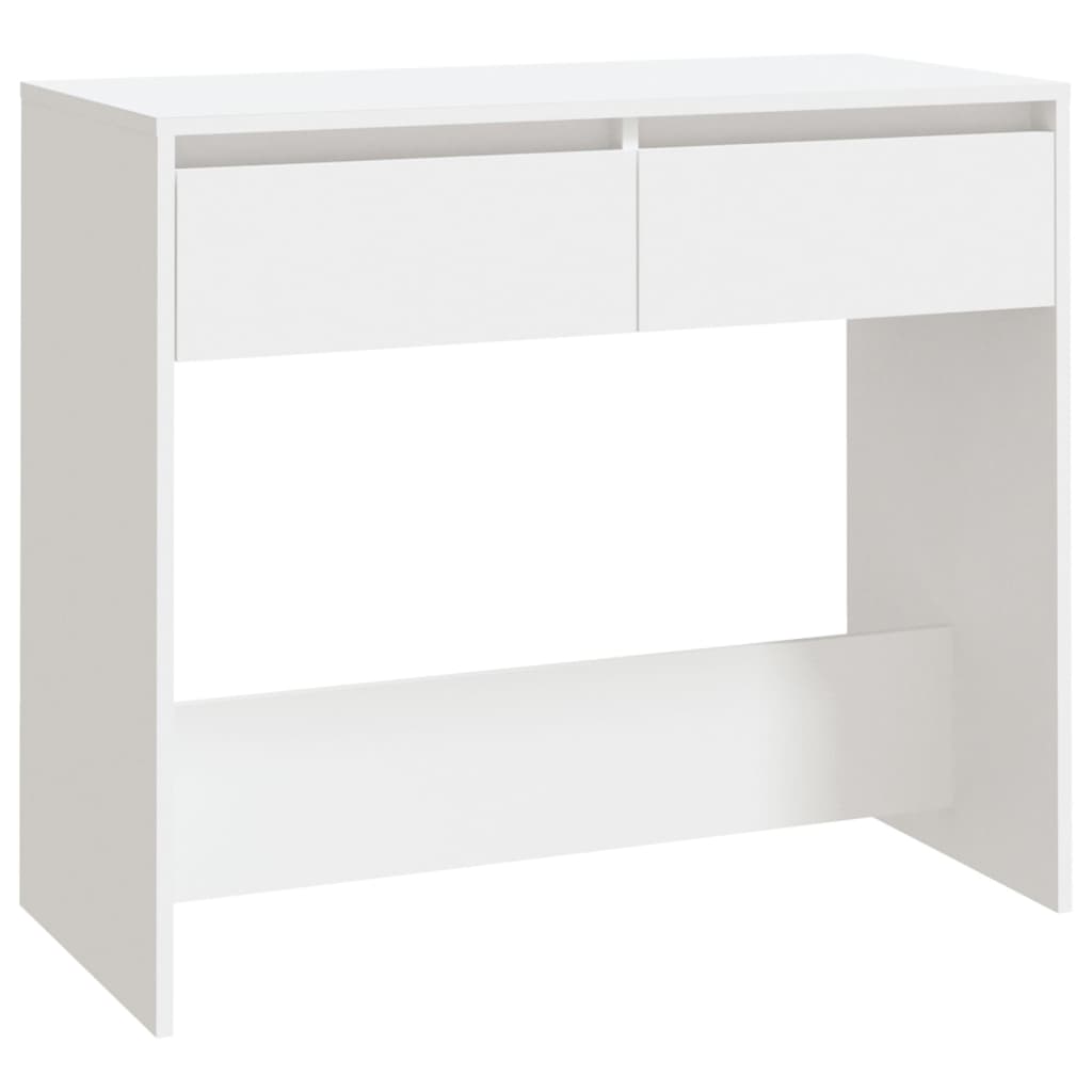 vidaXL Stolik konsolowy, białe, 89x41x76,5 cm, materiał drewnopochodny