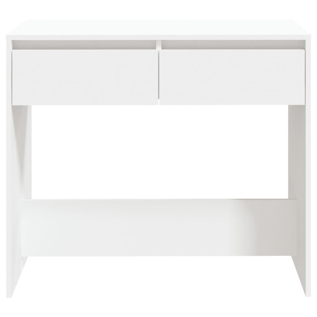 vidaXL Stolik konsolowy, białe, 89x41x76,5 cm, materiał drewnopochodny