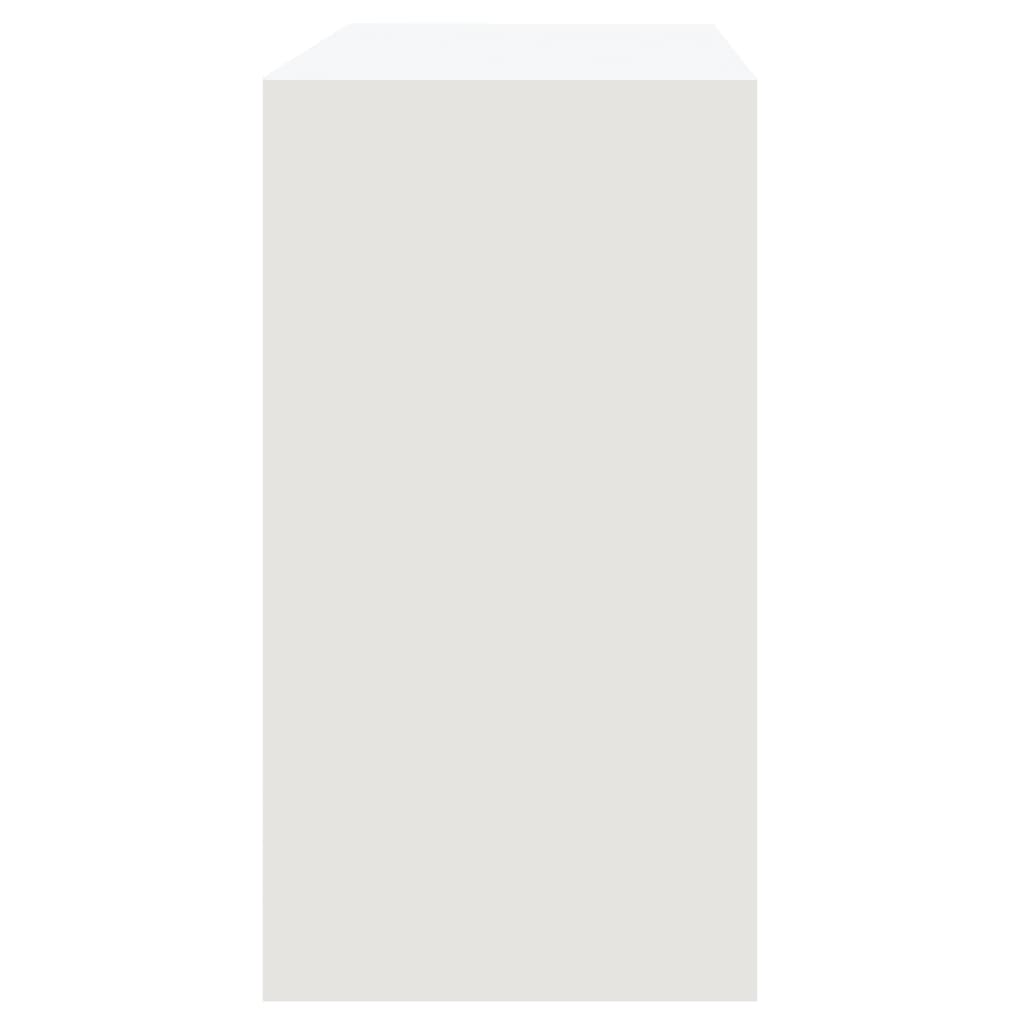 vidaXL Stolik konsolowy, białe, 89x41x76,5 cm, materiał drewnopochodny