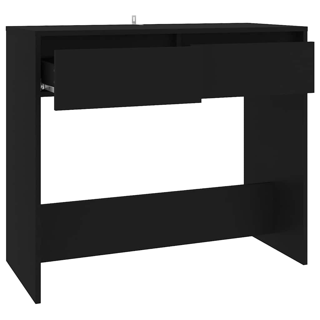 vidaXL Stolik konsolowy, czarny, 89x41x76,5 cm