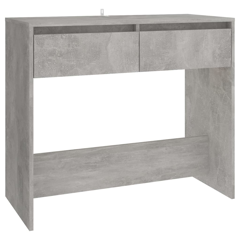 vidaXL Stolik konsolowy, szarość betonu, 89x41x76,5 cm