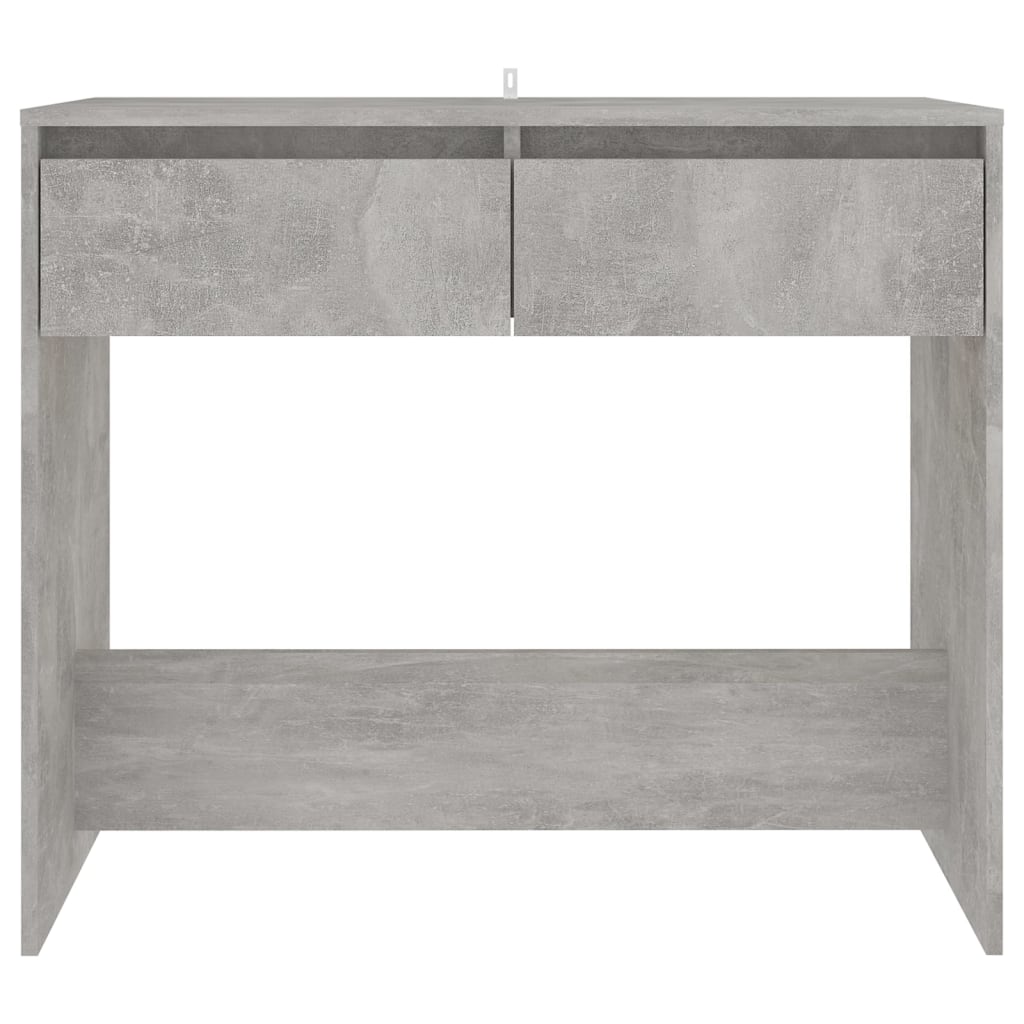 vidaXL Stolik konsolowy, szarość betonu, 89x41x76,5 cm