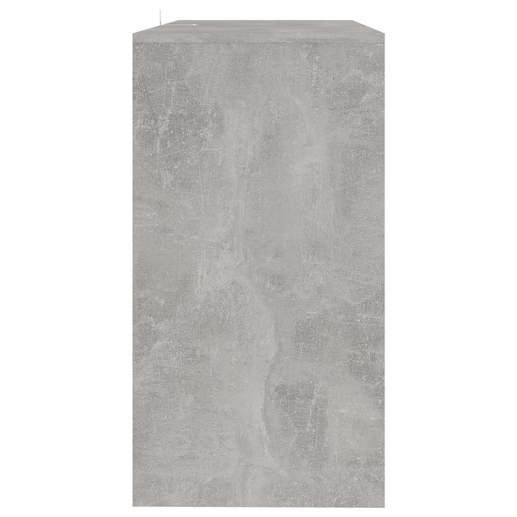 vidaXL Stolik konsolowy, szarość betonu, 89x41x76,5 cm
