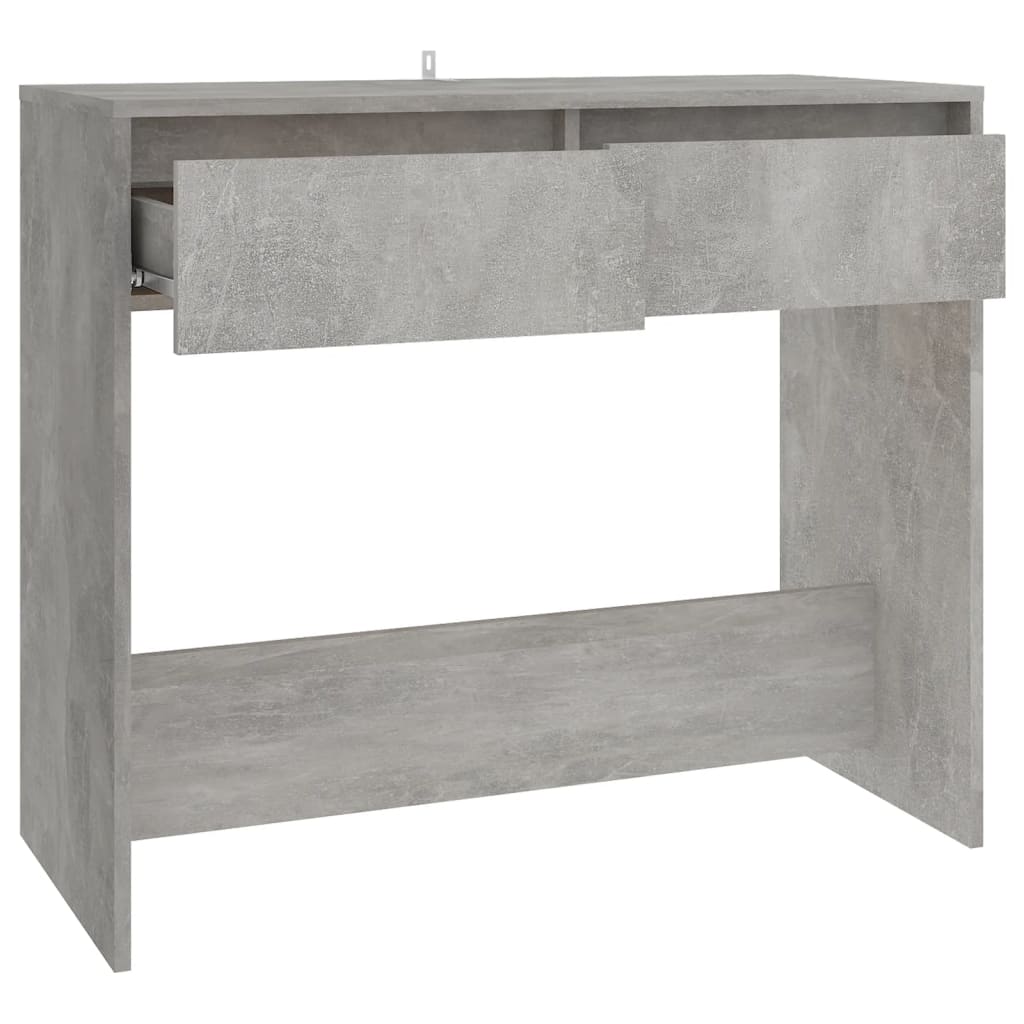 vidaXL Stolik konsolowy, szarość betonu, 89x41x76,5 cm