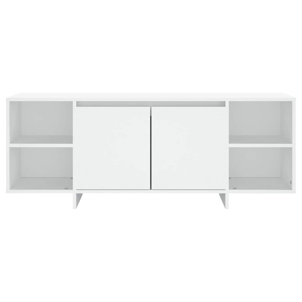 vidaXL Szafka pod TV, biała, 130x35x50 cm, materiał drewnopochodny