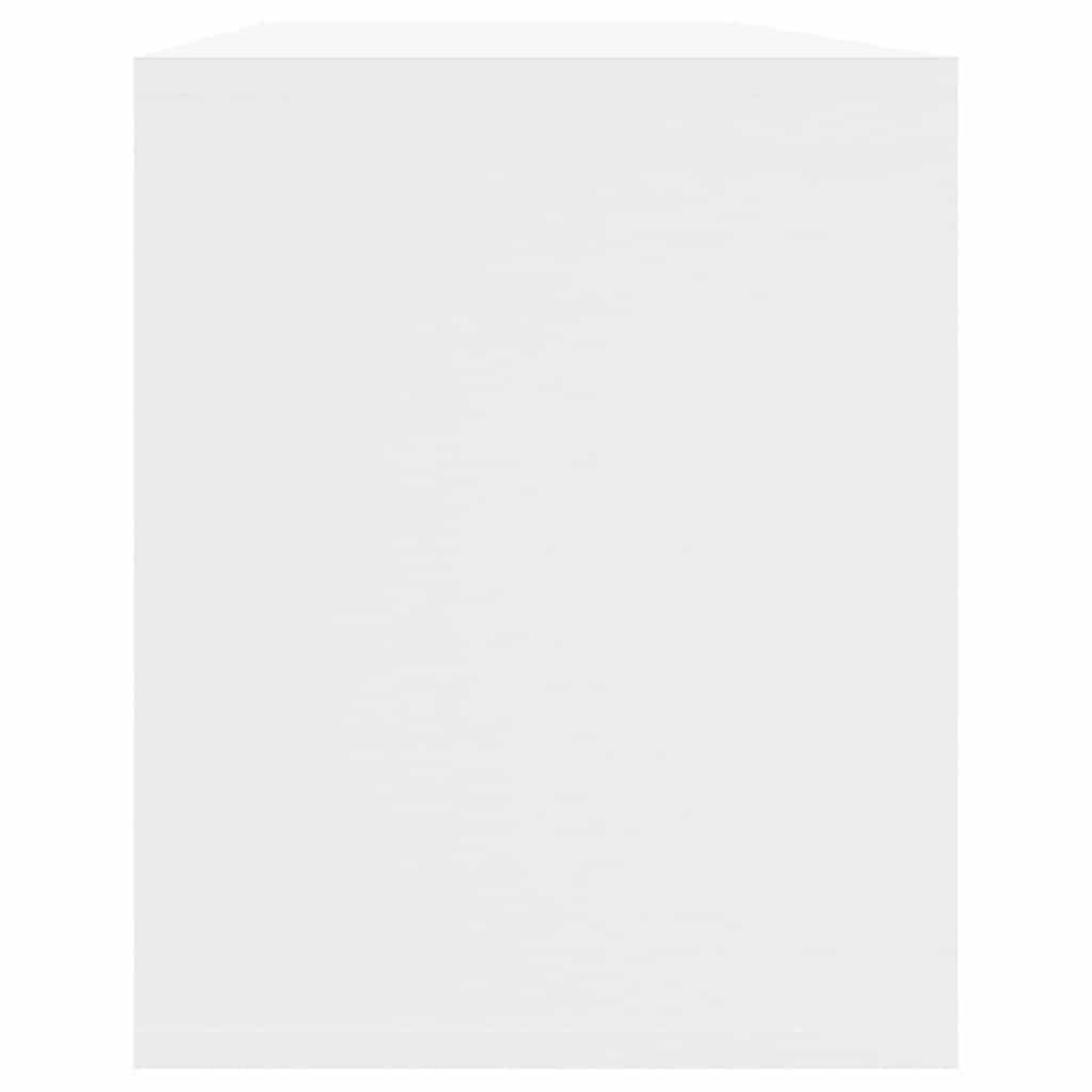 vidaXL Szafka pod TV, biała, 130x35x50 cm, materiał drewnopochodny