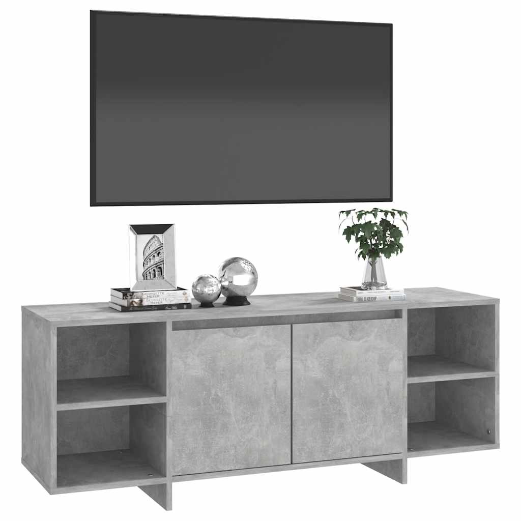 vidaXL Szafka pod TV, szarość betonu, 130x35x50 cm