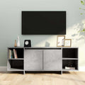 vidaXL Szafka pod TV, szarość betonu, 130x35x50 cm