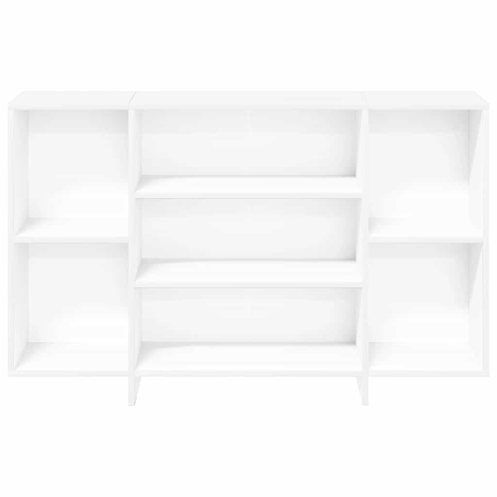 vidaXL Szafka, biała, 120x30x75 cm, materiał drewnopochodny