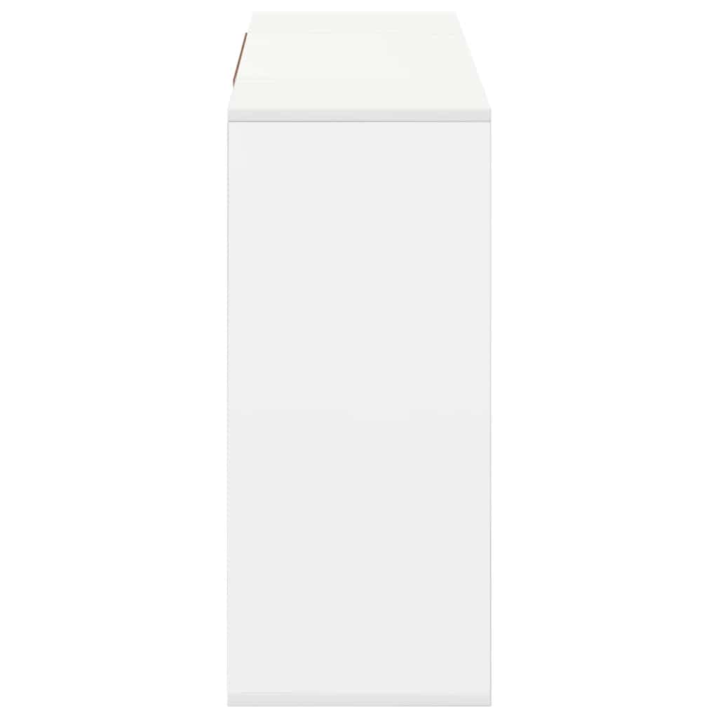 vidaXL Szafka, biała, 120x30x75 cm, materiał drewnopochodny