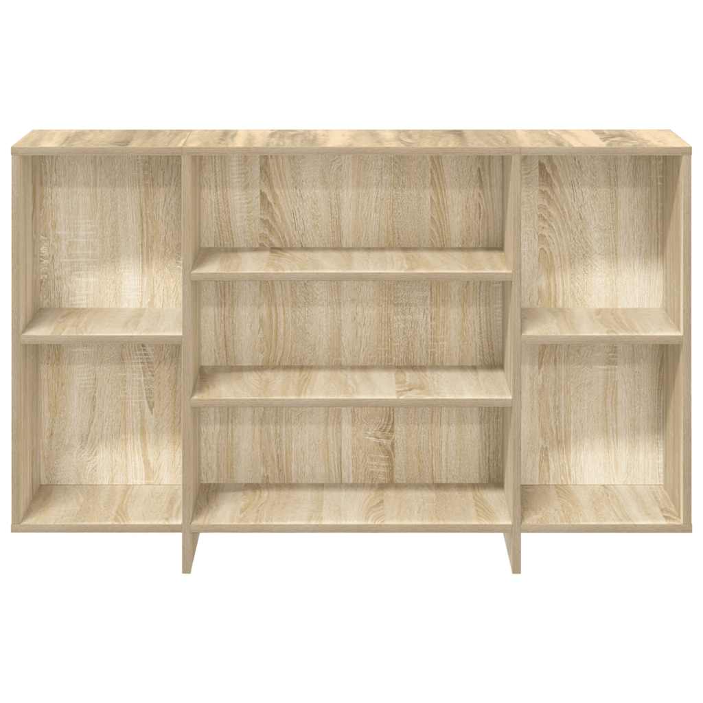 vidaXL Szafka, dąb sonoma, 120x30x75 cm, materiał drewnopochodny