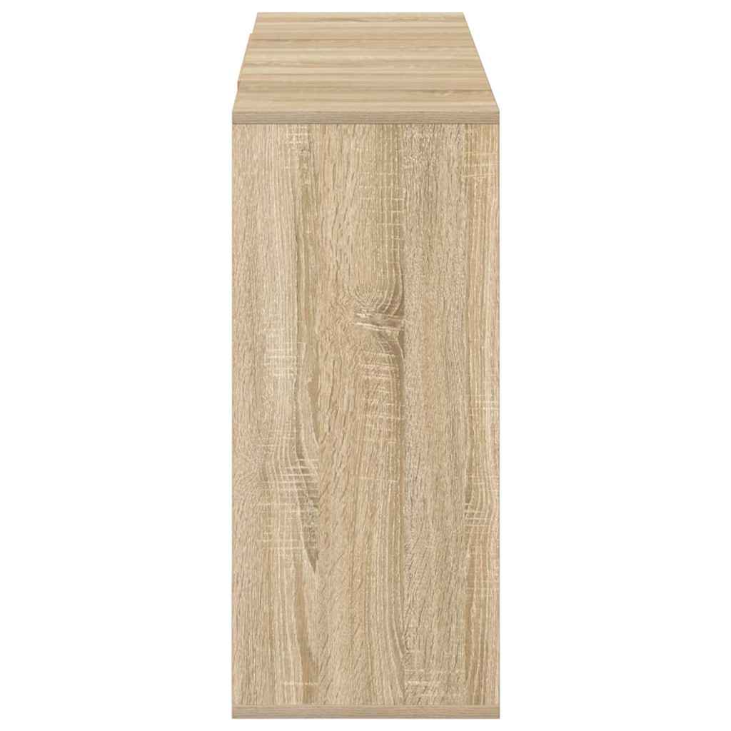 vidaXL Szafka, dąb sonoma, 120x30x75 cm, materiał drewnopochodny