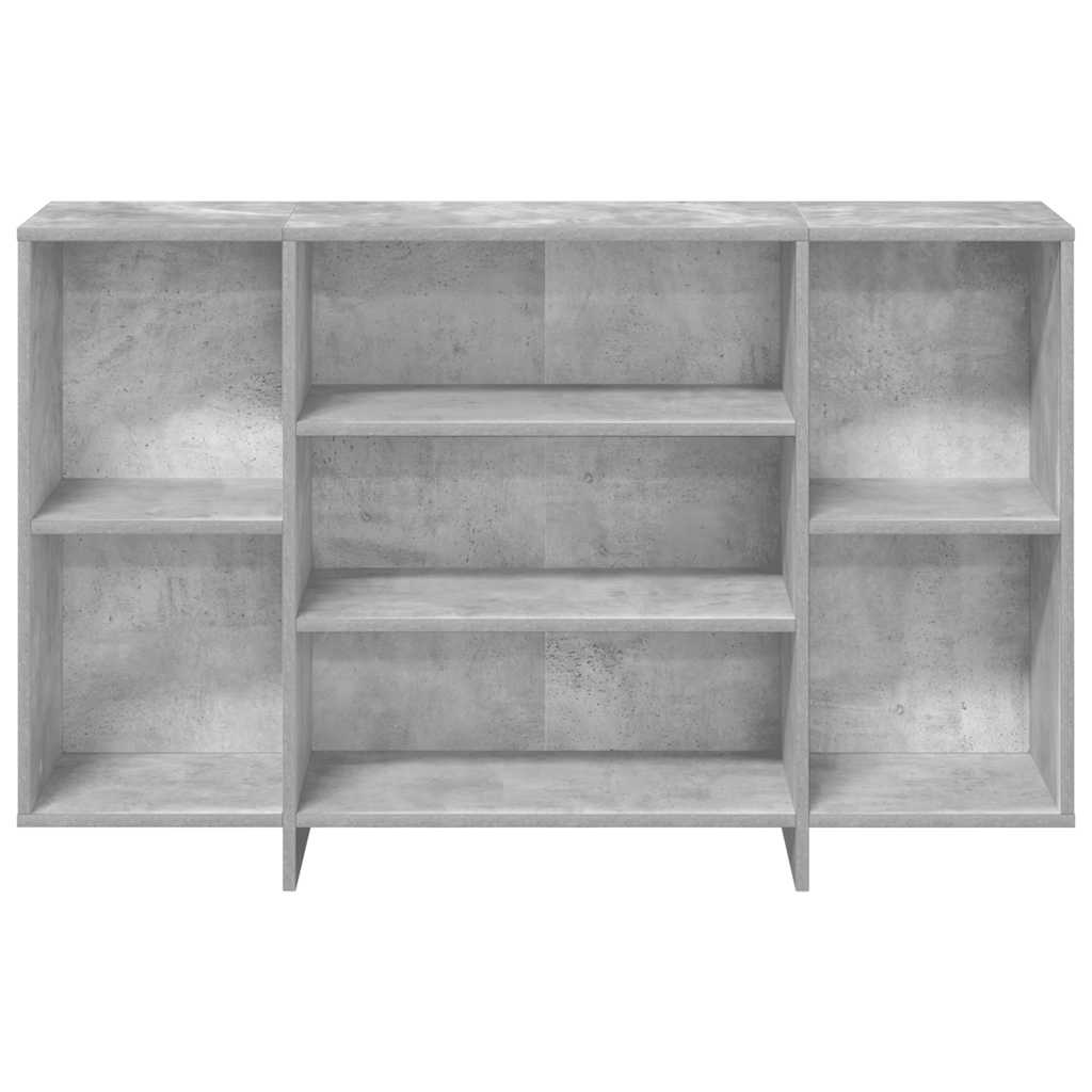 vidaXL Szafka, szarość betonu, 120x30x75 cm, materiał drewnopochodny