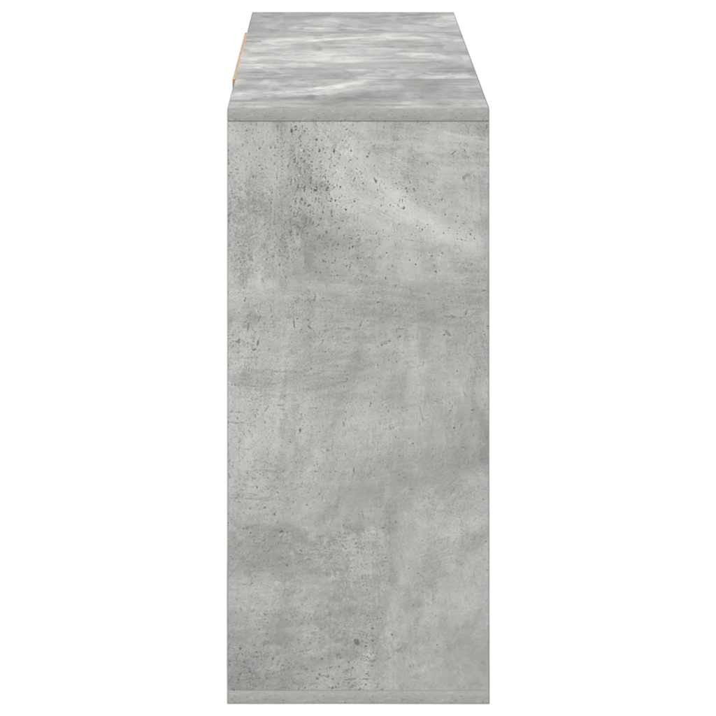 vidaXL Szafka, szarość betonu, 120x30x75 cm, materiał drewnopochodny